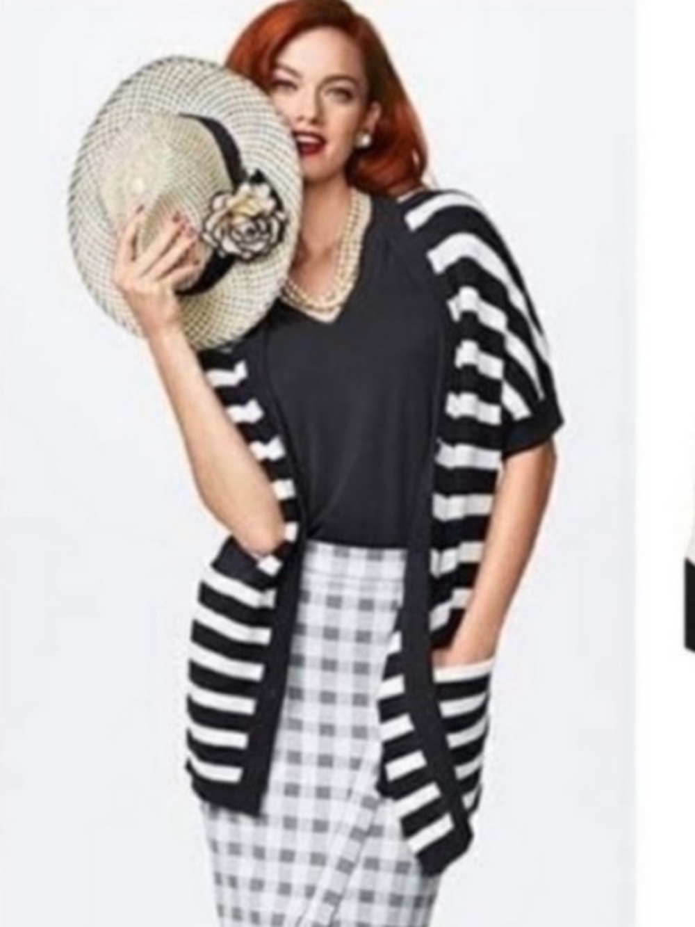 Cabi Style 5289 Whistle Striped Cardigan Sweater